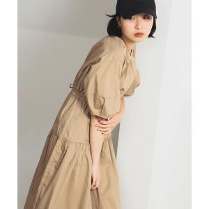 ワンピース ランタン スリーブ ギャザー ワンピースの商品画像