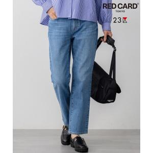 ジーンズ デニム デニムパンツ 「RED CARD TOKYO×23区」スリムストレート デニム パンツ レディース
