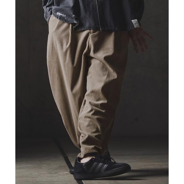 パンツ mp13876-Balloon wide pants-Wide-wale corduroy ...