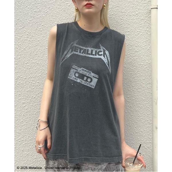 タンクトップ ノースリーブ MEDI METALLICA BLK NS TEE レディース