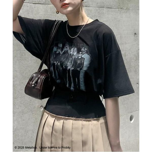 tシャツ MEDI METALLICA SHEER TEE レディース