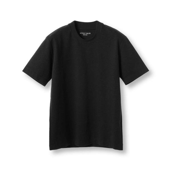 tシャツ 「ACTIVE TAILOR/アクティブテイラー」シルケットスムースクルーネックTシャツ「...