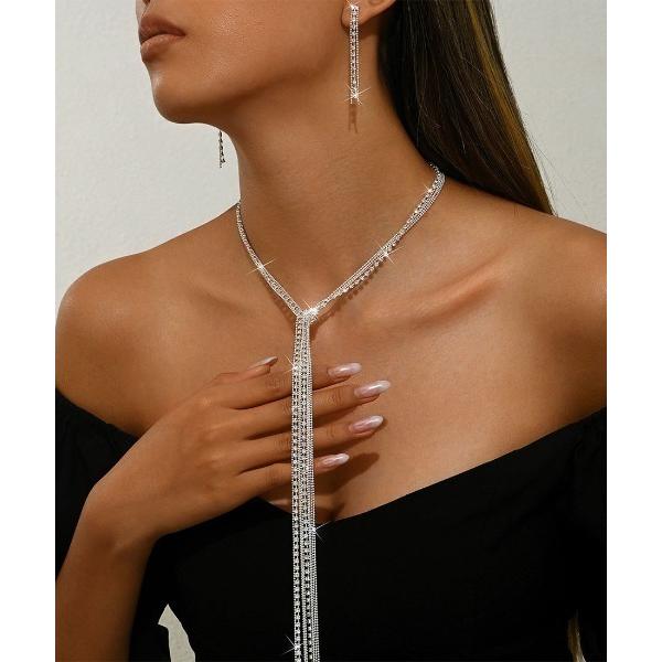 ネックレス 「2点セット」ネックレス＆ピアスセット レディース