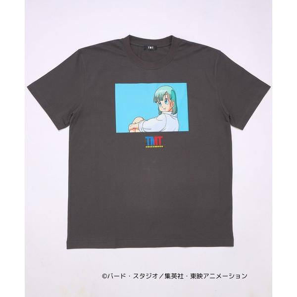 tシャツ 「TMT×ドラゴンボール」  コットンTシャツ（ブルマ(1)） メンズ