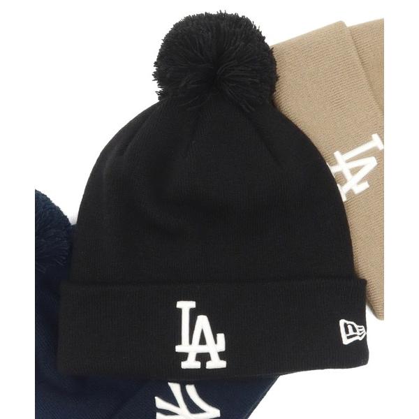 ニット帽 ニットキャップ ニューエラ ポンポン付ニット帽 MLB ONSPOTZ別注 メンズ レディ...