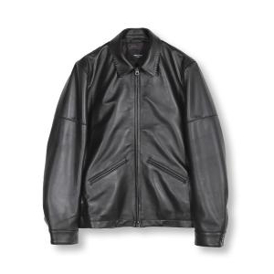 TOMORROWLAND（トゥモローランド） レザージャケット 46 ブルー メンズ