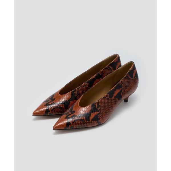 パンプス ANIMA パンプス 3.5cm PYTHON ORANGE