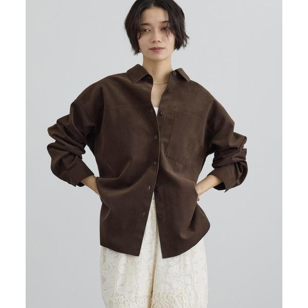 ブラウス シャツ Ultrasuede(R)オーバーシャツ / セットアップ対応 レディース