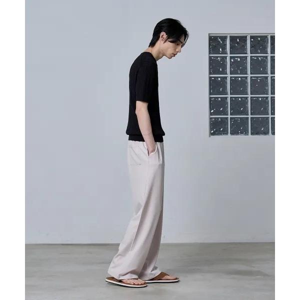 ワイドパンツ スラックス 「Vini」ワイドバンディングスラックス メンズ レディース