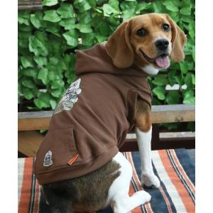 犬 服 「犬服・防寒・着脱簡単」DOGチルタイム裏起毛パーカー