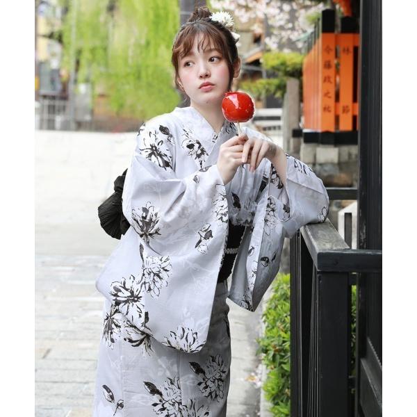 浴衣 ときめき夏恋浴衣ヘコ帯2点セット レディース