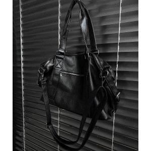 ショルダーバッグ ユーティリティレザーバッグ メンズ レディース