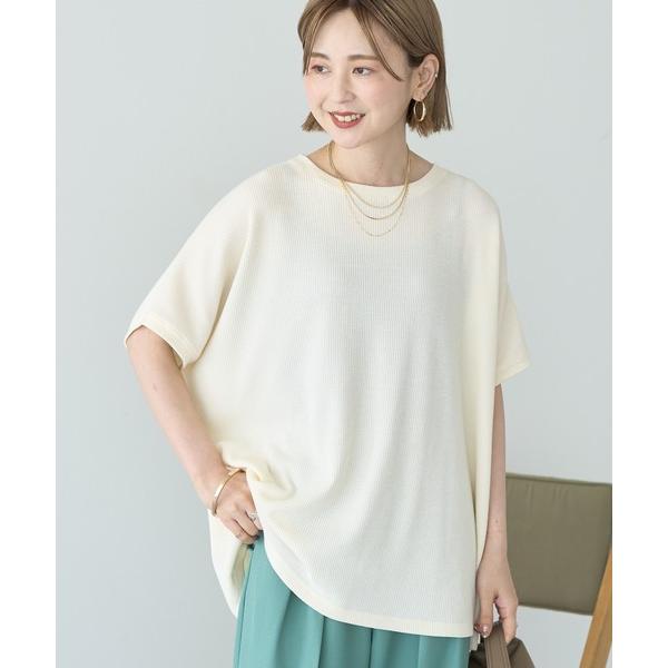 tシャツ ワッフルAラインプルオーバー レディース