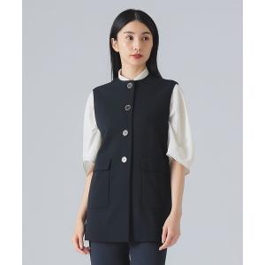 CINOH（チノ） ベスト ジレ 「CINOH」ロング ボア ベスト レディース