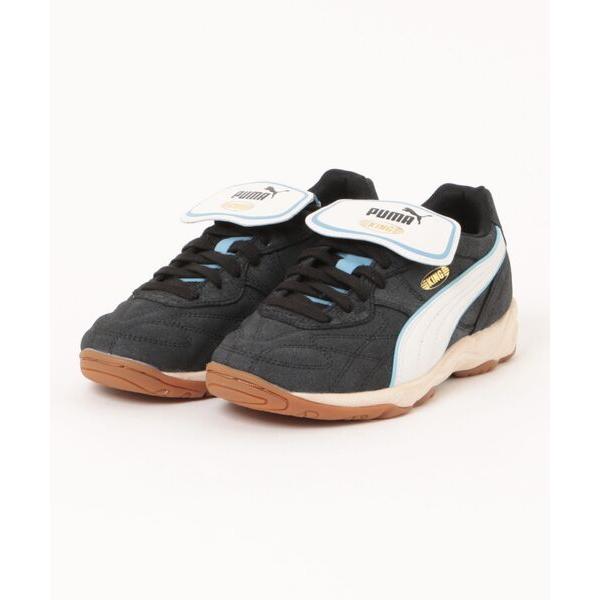 スニーカー PUMA プーマ KING INDOOR 403628 01BK/WARM WH メンズ