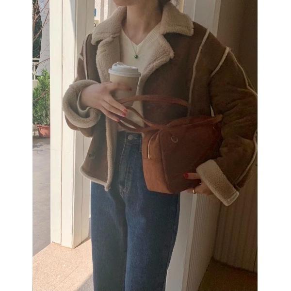 「MINS MINIS」 コート FREE ブラウン レディース