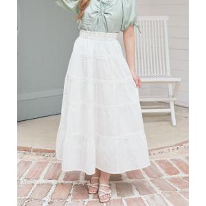 スカート コットンレーススカート