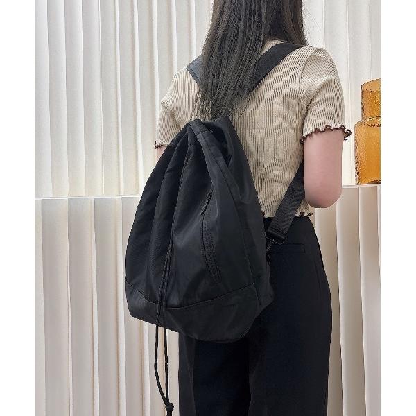デイバック リュック 巾着 ナイロン リュック レディース