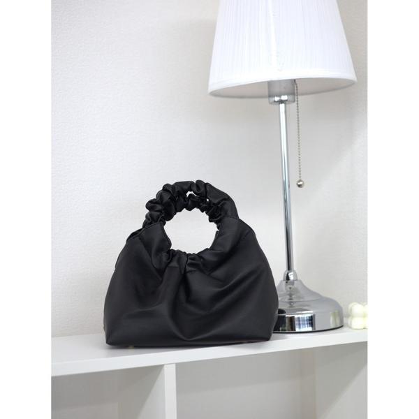 ショルダーバッグ バッグ ラウンド ハンドル 巾着 ミニバッグ レディース