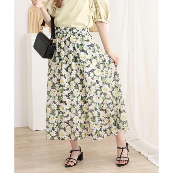 スカート 花柄スカート