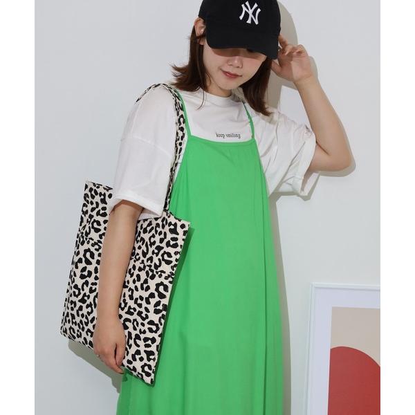 ワンピース レーヨンバックリボンキャミワンピース