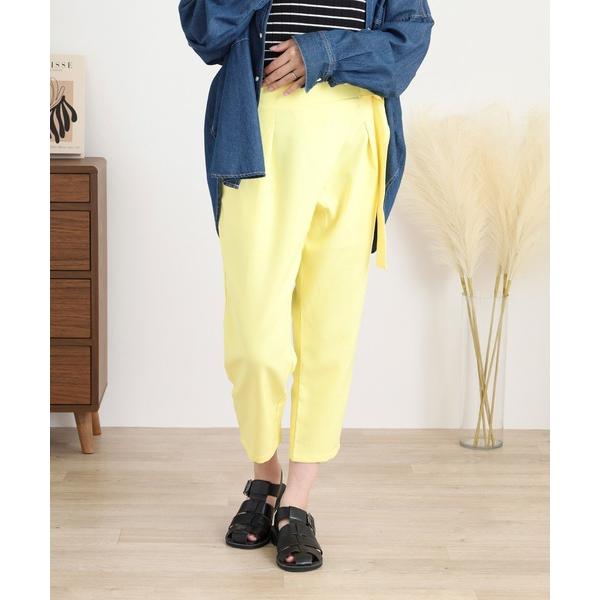 パンツ Rename レースポケットクロップトパンツ レディース