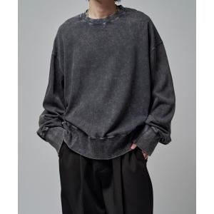 トレーナー スウェット パウダーブリーチビッグスウェット メンズ