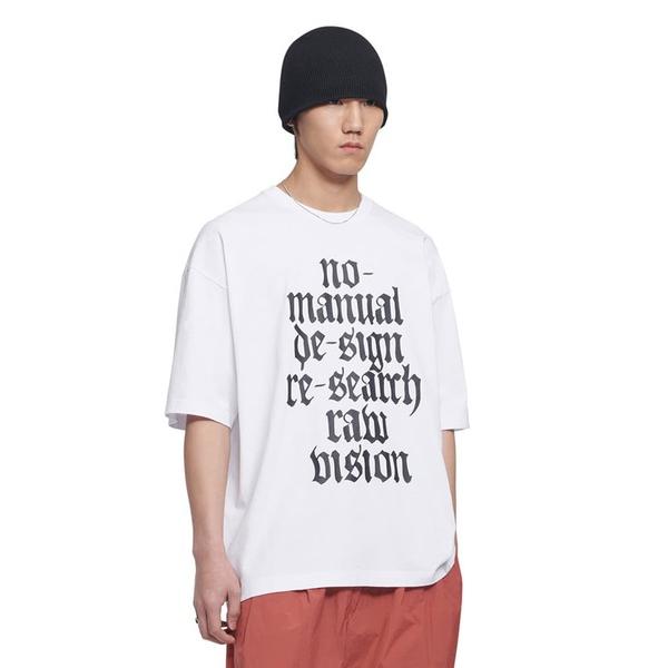 tシャツ 「NOMANUAL /ノーマニュアル」RAW VISION T-SHIRT メンズ レディ...