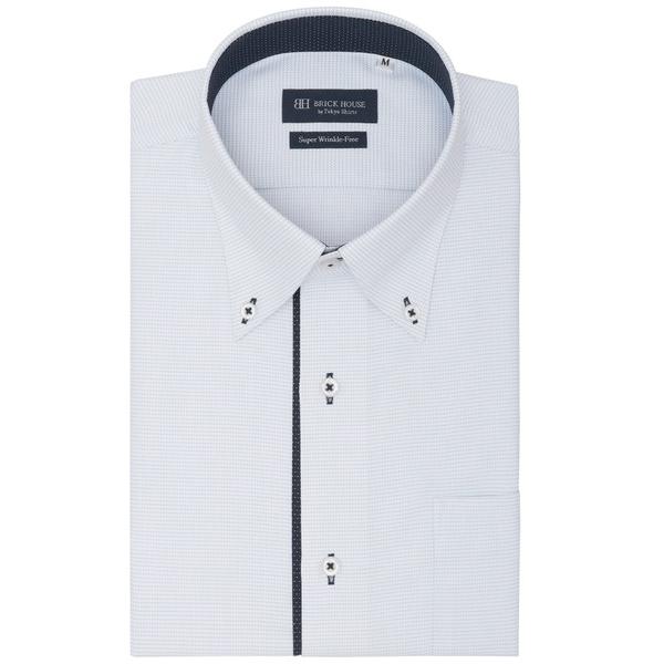 フォーマル シャツ 形態安定ノンアイロン ボタンダウン 半袖ビジネスワイシャツ メンズ