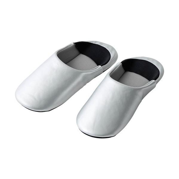 スリッパ レザー調足まもりっぱ