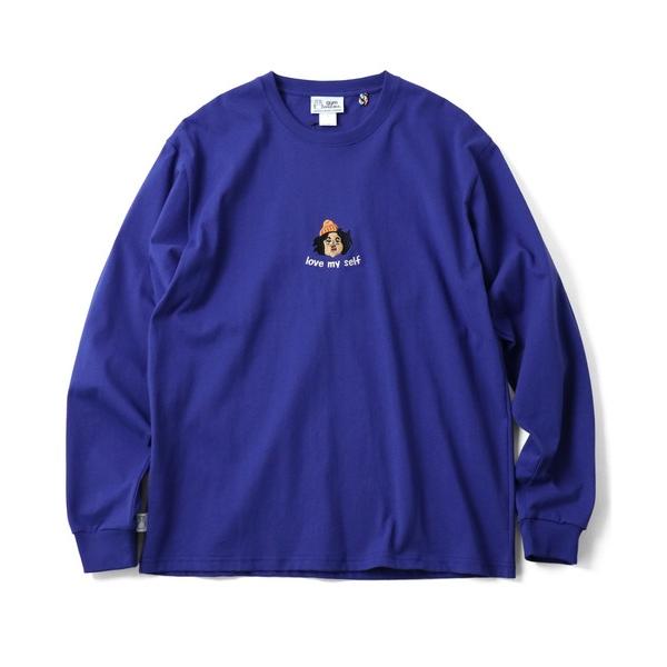 tシャツ 7.4oz love my self 刺繍ロンTEE メンズ レディース