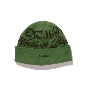 XLARGE（エクストラ ラージ） ニットキャップ ONE SIZE ブラック