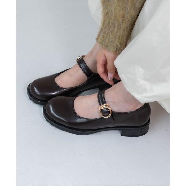 パンプス 「ふかふか・クッション入り」4.5cmメリージェーンパンプス IZ5872