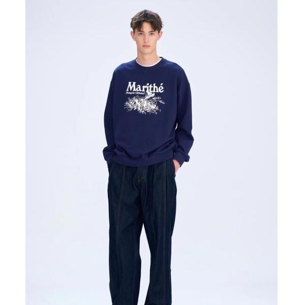 トレーナー スウェット FLOWER OVERSIZED SWEATSHIRT レディース メンズ
