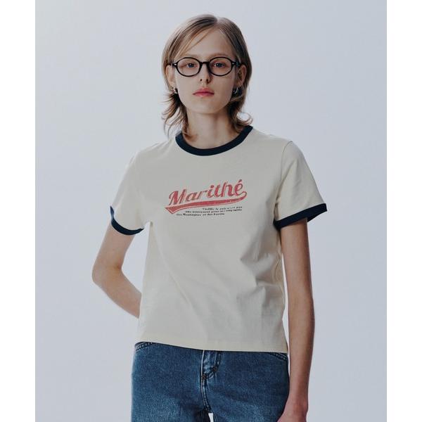 tシャツ W VINTAGE BASEBALL RINGER TEE レディース