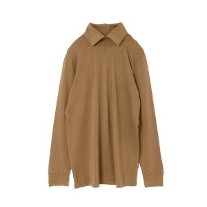 tシャツ mizuiro ind シャツカラーハイネックプルオーバー レディース