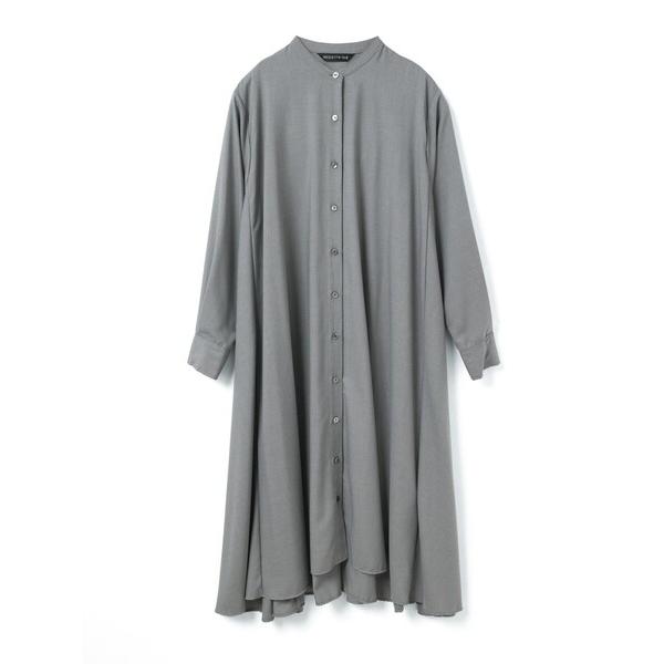 ワンピース mizuiro ind T/Rスタンドカラーフレアワンピース