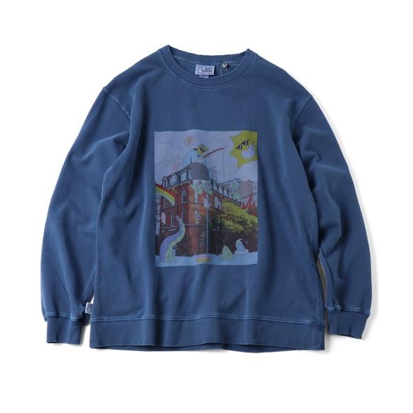 トレーナー スウェット 9.4oz ピグメントFISHING スウェットシャツ メンズ レディース