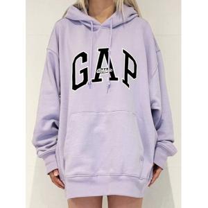 パーカー ヘビーウェイト オーバーサイズ GAPロゴパーカー メンズ レディース