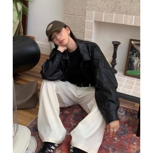 「おしゃれスタ」 ブルゾン M ブラック レディース