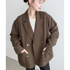 ジャケット テーラードジャケット グレンチェック柄ダブルテーラー