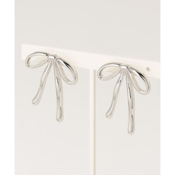 ピアス ビッグ リボン ピアス レディース