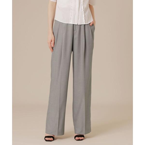 パンツ ファインキュプラポリエステルパンツ レディース