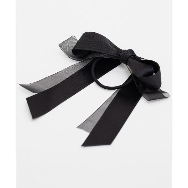 ヘアゴム オーガンジー リボン ヘアゴム