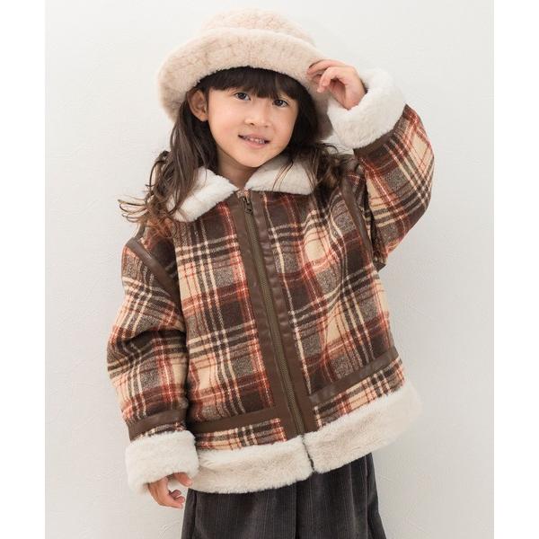 コート アウター ボアキリカエジャケット キッズ 子供服 女の子
