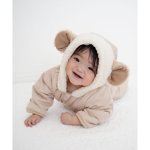 カバーオール アウター クマウサジャンプスーツ キッズ 子供服 男の子 女の子