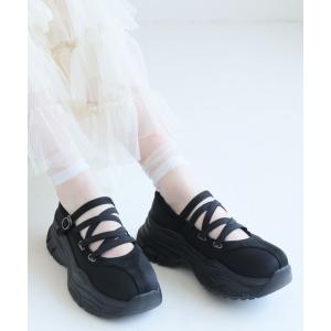 スニーカー 厚底レースアップメリージェーンスニーカー ZOZOTOWN+オフィシャルサイト限定商品 レディース