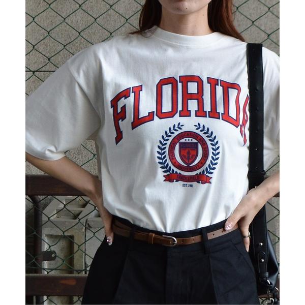 tシャツ 「spiritoso」フロリダカレッジTシャツ レディース