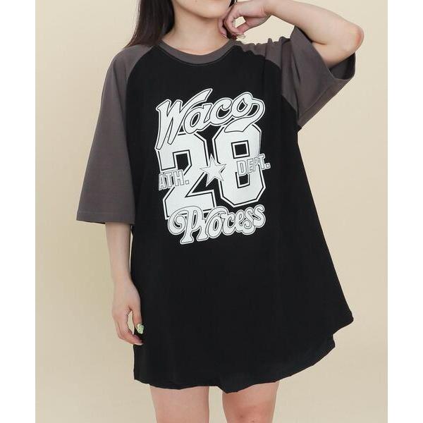 tシャツ WOND/ナンバーロゴラグランT レディース