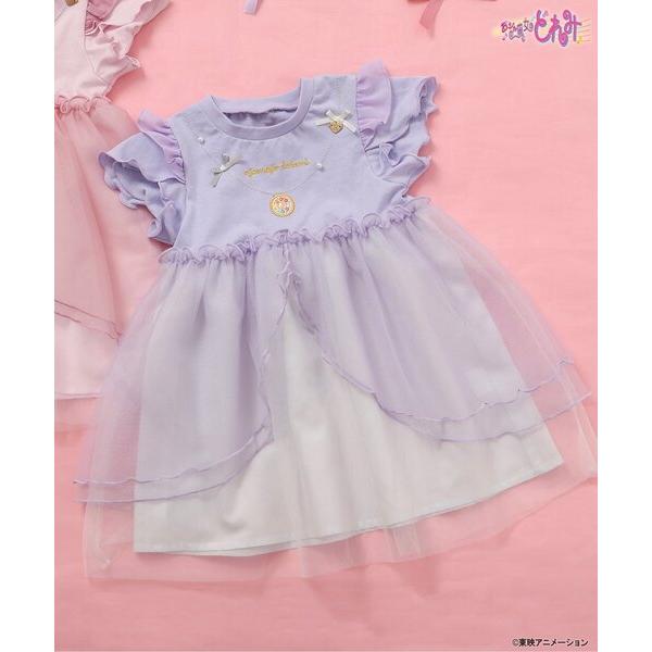 ワンピース おジャ魔女どれみ チュールワンピース キッズ 子供服 女の子